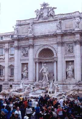 Rome Trevi Fountain